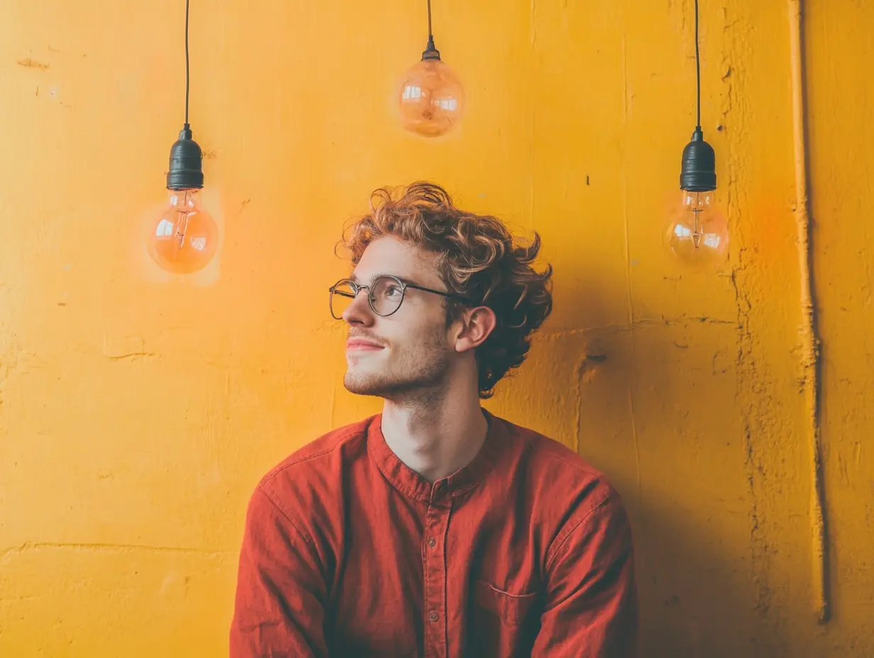 Entrepreneur thinking about business names